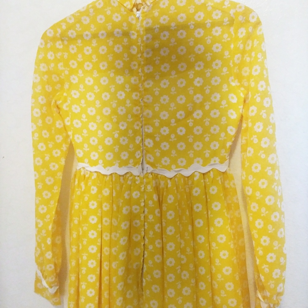 1970's Polka Dot Prairie Dress - Picture 4 of 4